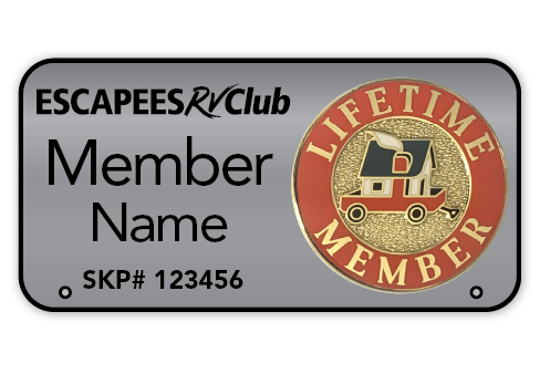Escapees Lifetime Member Badge