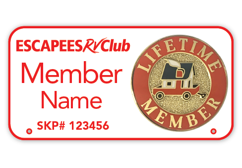Escapees Lifetime Member Badge