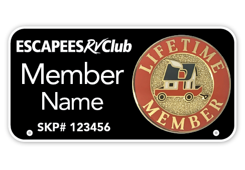 Escapees Lifetime Member Badge