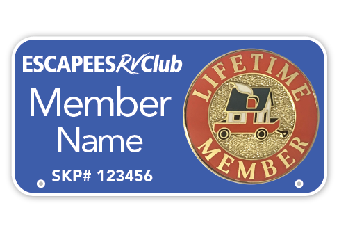 Escapees Lifetime Member Badge
