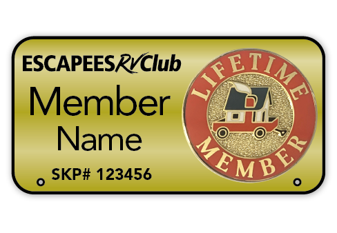 Escapees Lifetime Member Badge