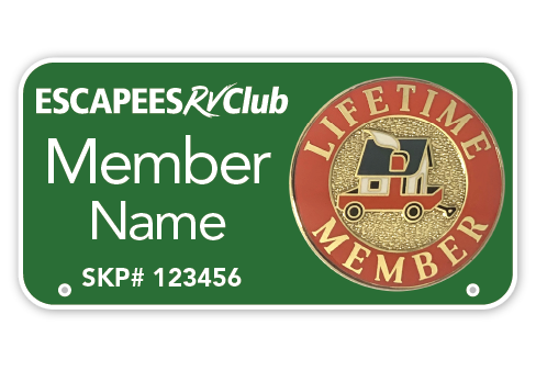 Escapees Lifetime Member Badge