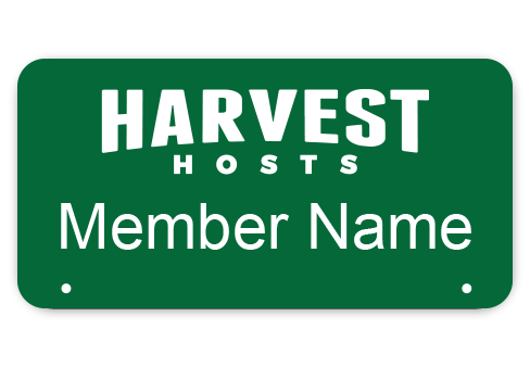 Harvest Hosts Name Badge