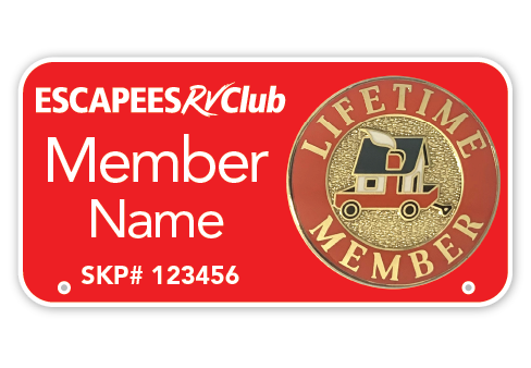 Escapees Lifetime Member Badge