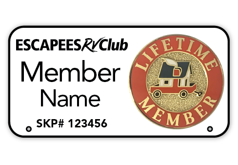 Escapees Lifetime Member Badge